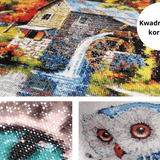 Diamond Painting Motyl z Kwiatem
