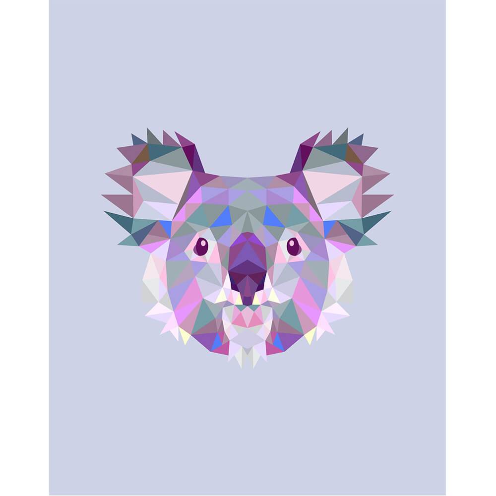 Malowanie po numerach Koala w polygonie - Malowanie po numerach ekspert