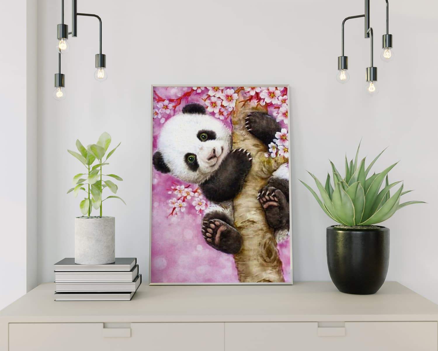 Malowanie po numerach Panda - Malowanie po numerach ekspert