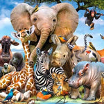 Malowanie po numerach Safari Zwierzęce - Malowanie po numerach ekspert