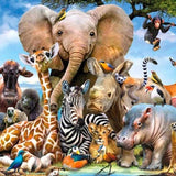 Malowanie po numerach Safari Zwierzęce - Malowanie po numerach ekspert