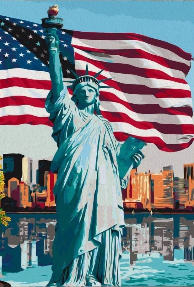 Malowanie po numerach Statua Wolności Ameryki - Malowanie po numerach ekspert
